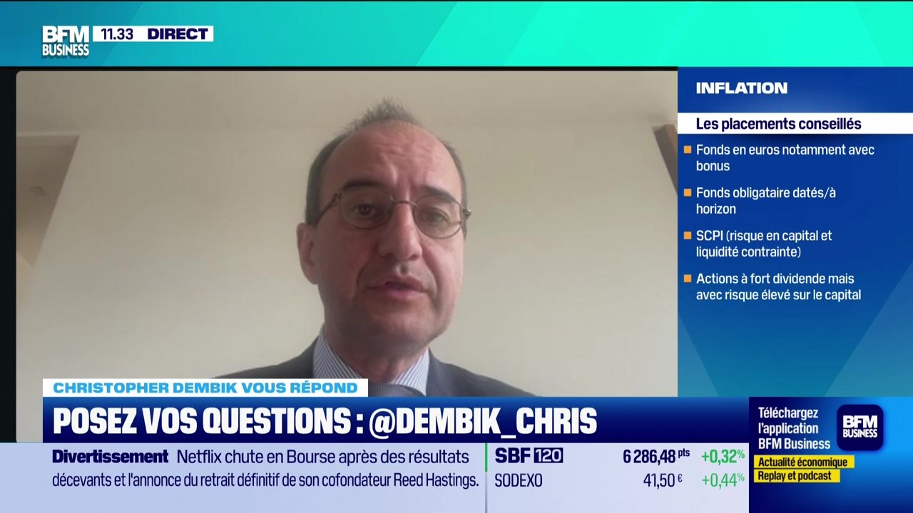 Christopher Dembik vous répond - Avec la hausse de l'inflation, quels placements privilégier ? - 17/04