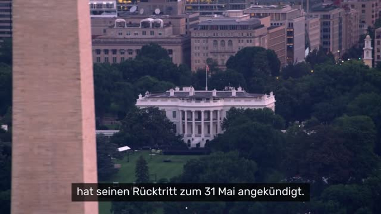 Donald Trump: Überraschende Trennung im Weißen Haus - Ende Mai ist Schluss