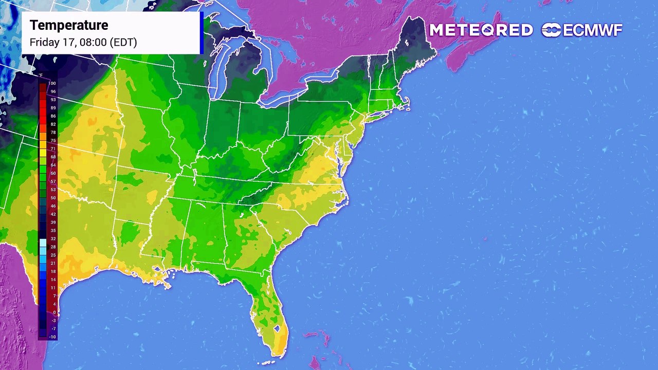 Temperatures will drop dramatically this weekend in the eastern U.S.