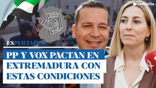 PP y Vox abren en Extremadura la vía para otros acuerdos: Guardiola será presidenta