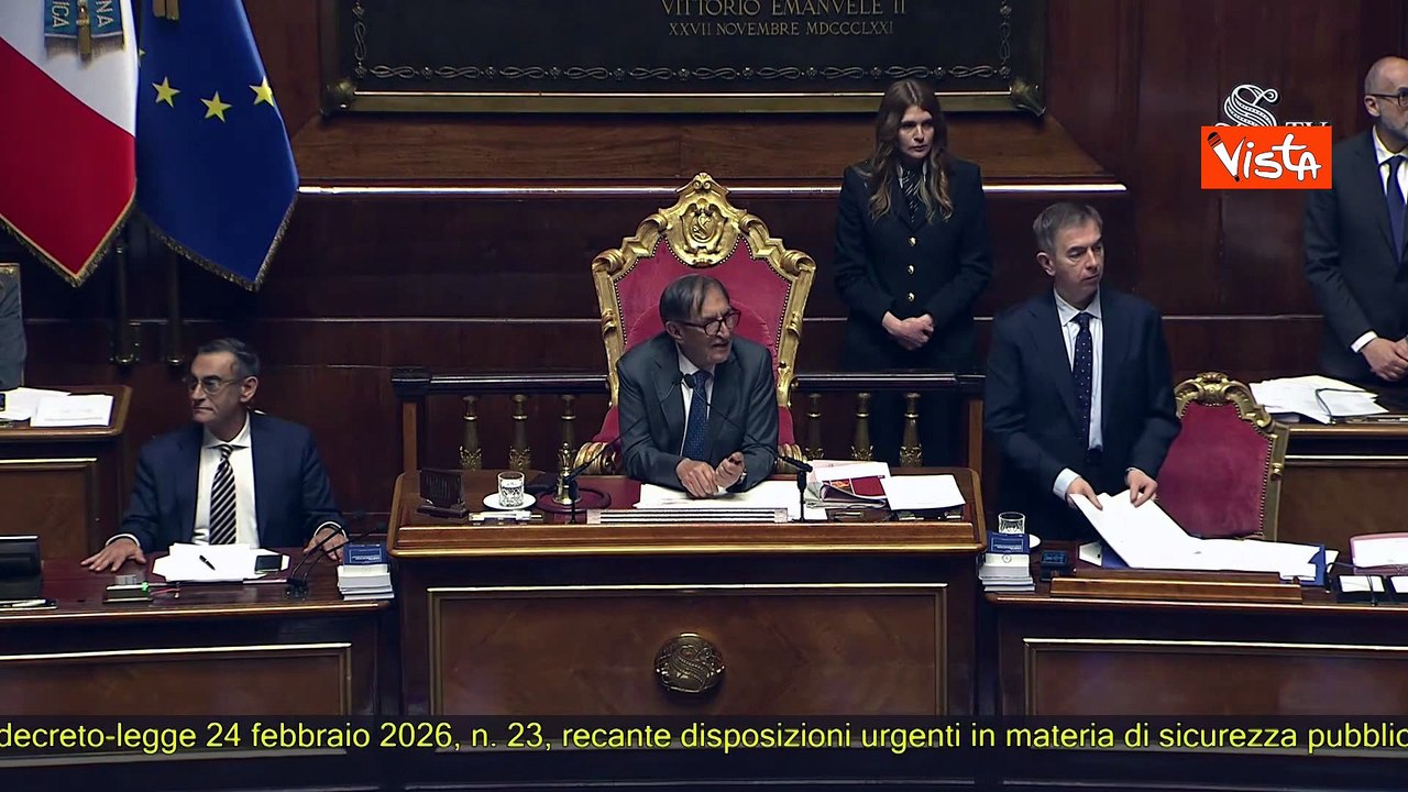 Approvato Dl sicurezza in Senato con 96 voti favorevoli, le opposizioni protestano