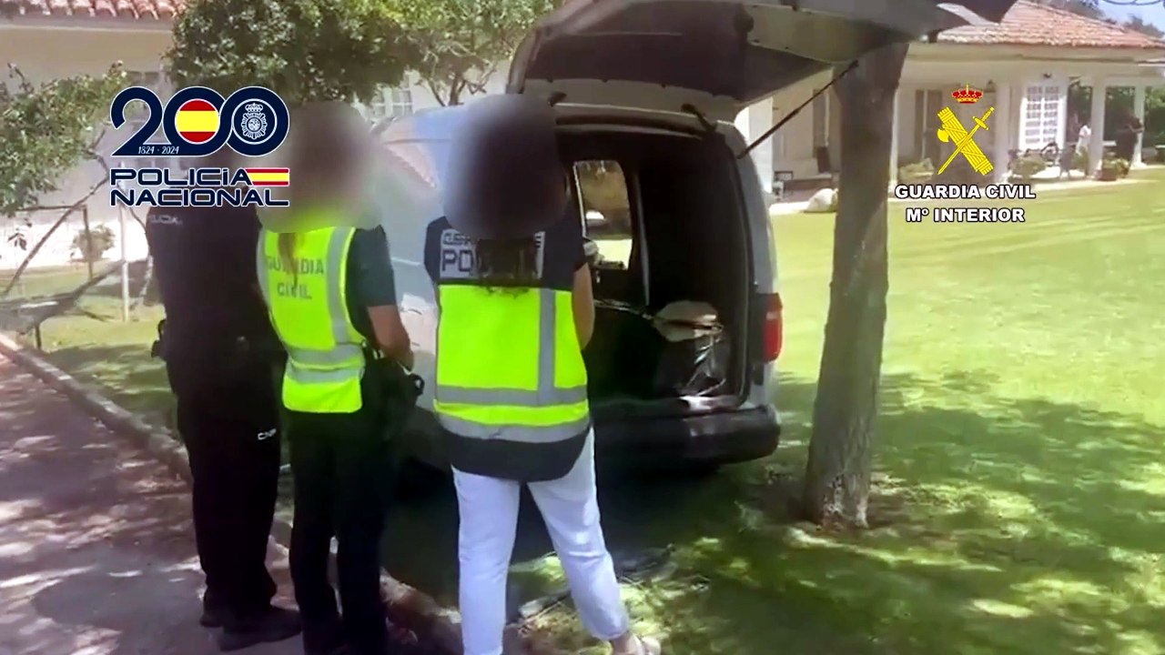 Intervienen 720 kilos de hachís en Burgos tras una macrooperación contra el narcotráfico en Sevilla con 17 detenidos