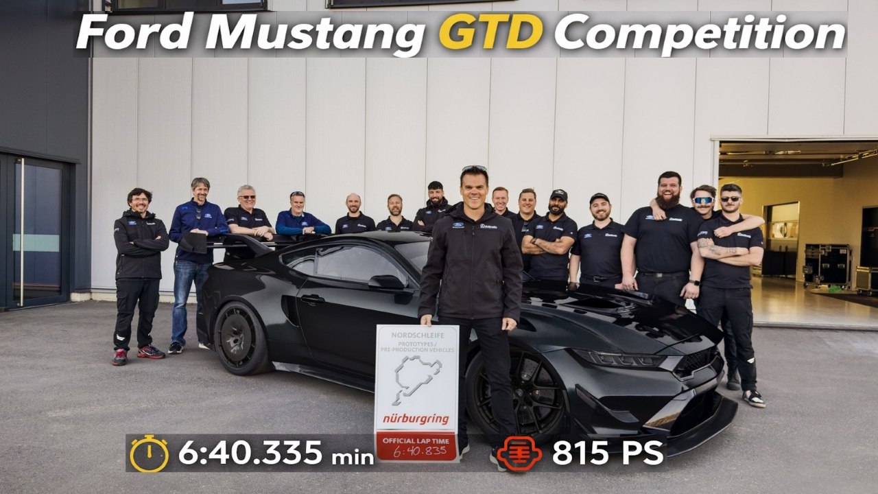 Ford Mustang GTD Competition zeigt Entwicklung hinter dem Rekord