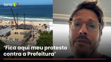 Porchat faz 'protesto' e pede mudança de palco para ver melhor show de Shakira no Rio