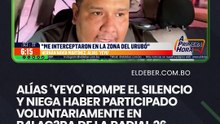 Alías 'Yeyo' rompe el silencio y niega haber participado voluntariamente en b4lac3ra de la Radial 26