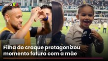 Mavie viraliza ao 'explicar' gritos da torcida do Santos por Neymar: 'Ele é famoso'