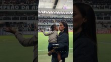 Mavie viraliza ao 'explicar' gritos da torcida do Santos por Neymar: 'Ele é famoso' #shorts