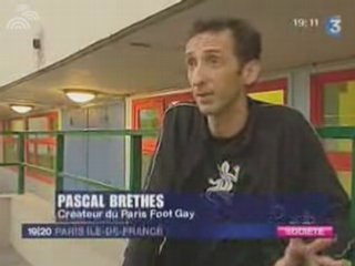 Paris Foot Gay (reportage France 3 08/06/08)