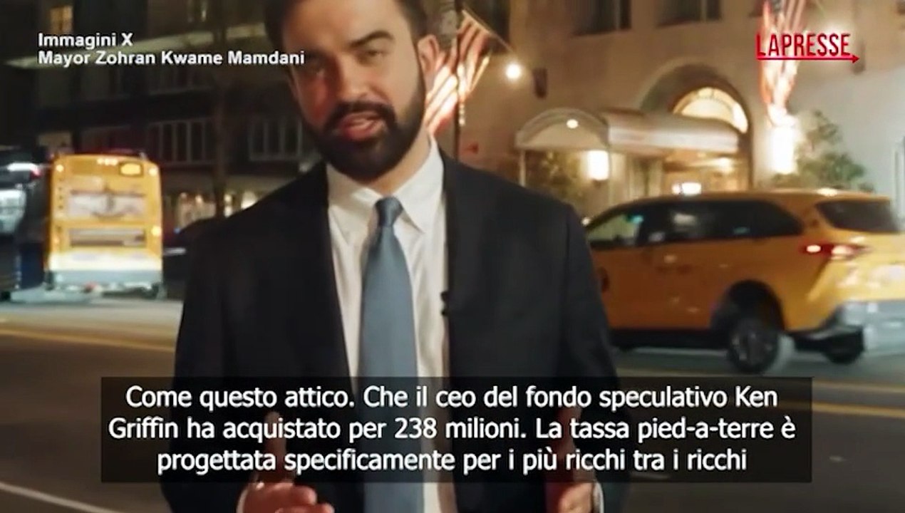 New York, arriva la 'tassa piede-a-terre' per i super ricchi: l'annuncio del sindaco Mamdani
