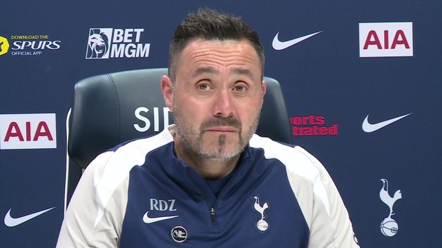 Spurs manager Roberto De Zerbi previews their Premier League match at home to Brighton