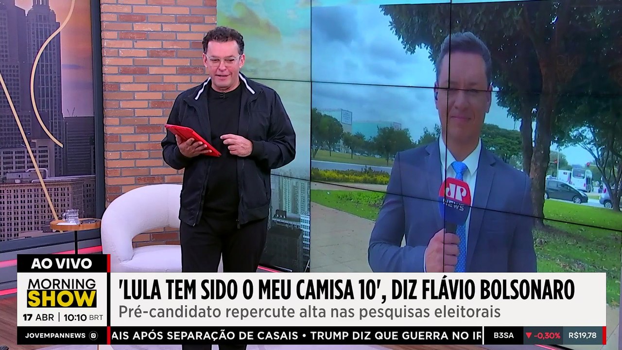 ‘Lula tem sido meu camisa 10’, ironiza Flávio Bolsonaro