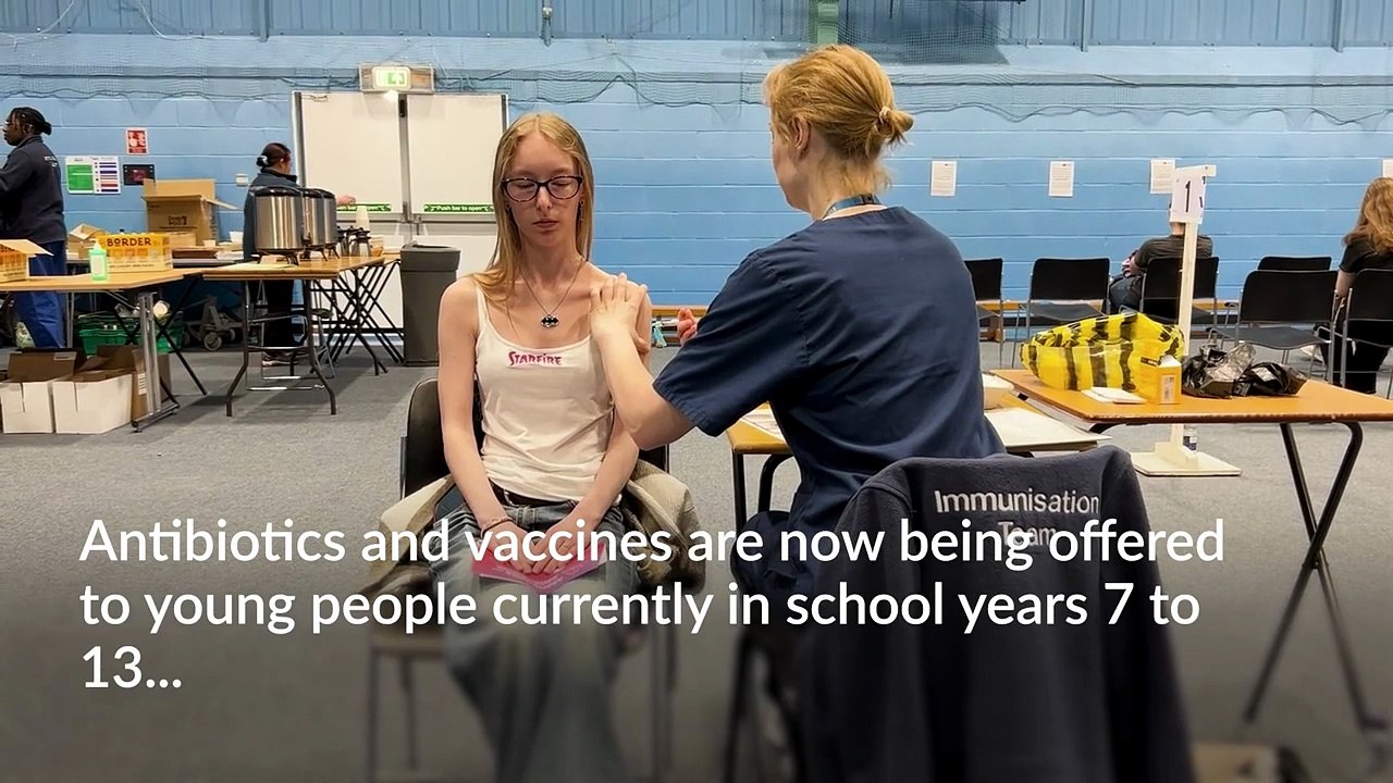 Meningitis B: Jabs and antibiotics offered as t...