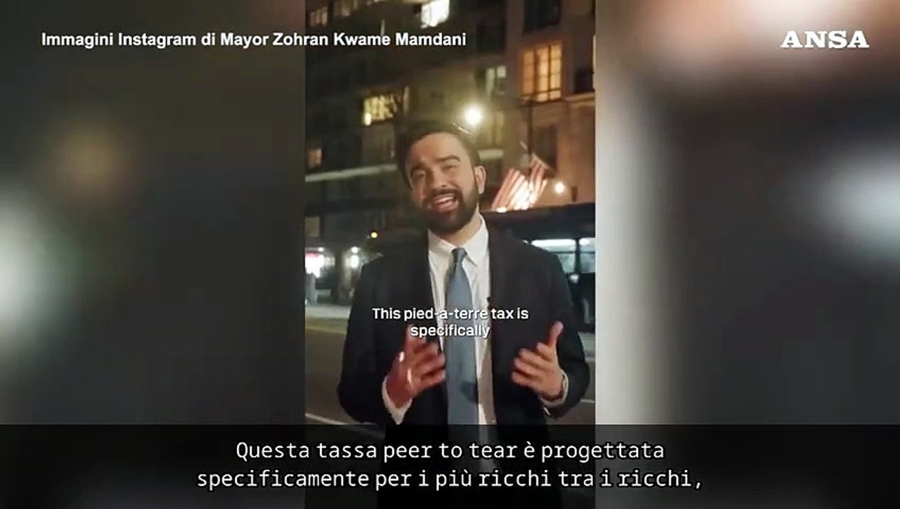 New York, Mamdani annuncia la tassa sulla seconda casa per i super ricchi