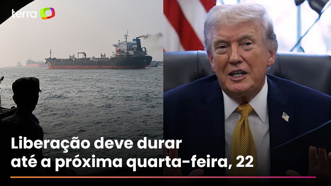 Irã reabre Estreito de Ormuz durante cessar-fogo; Trump agradece, mas mantém bloqueio naval ao país