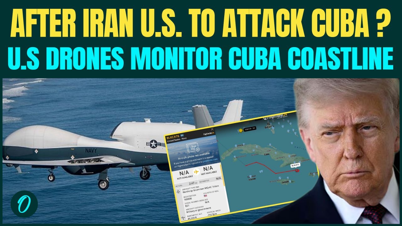 Trump To INVADE Cuba Anytime? U.S. MQ-4c Triton Drone TRACKS Cuba Coastline | U.S. Vs Cuba Next?