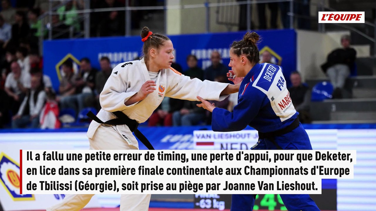 Manon Deketer médaillée d'argent en -63 kg - Judo - Championnats d'Europe