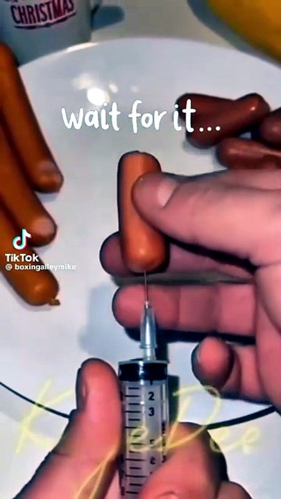 So wird das Würstchen aufgepumpt