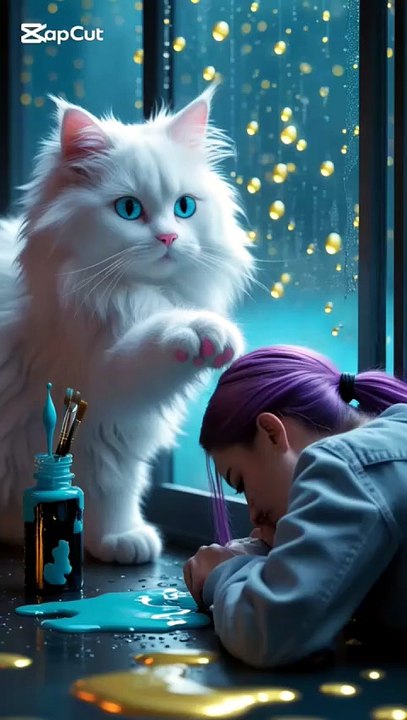 Ethereal Night ✨🌙  Clara’s Window & Milo’s Light 😻💫