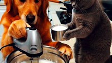 Dog and Cat Playing Together 🐶🐱 | Funny & Cute Animal Moments