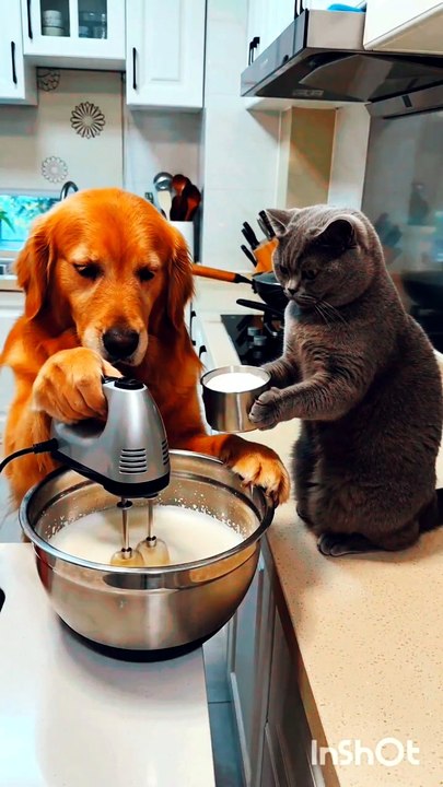 Dog and Cat Playing Together 🐶🐱 | Funny & Cut...