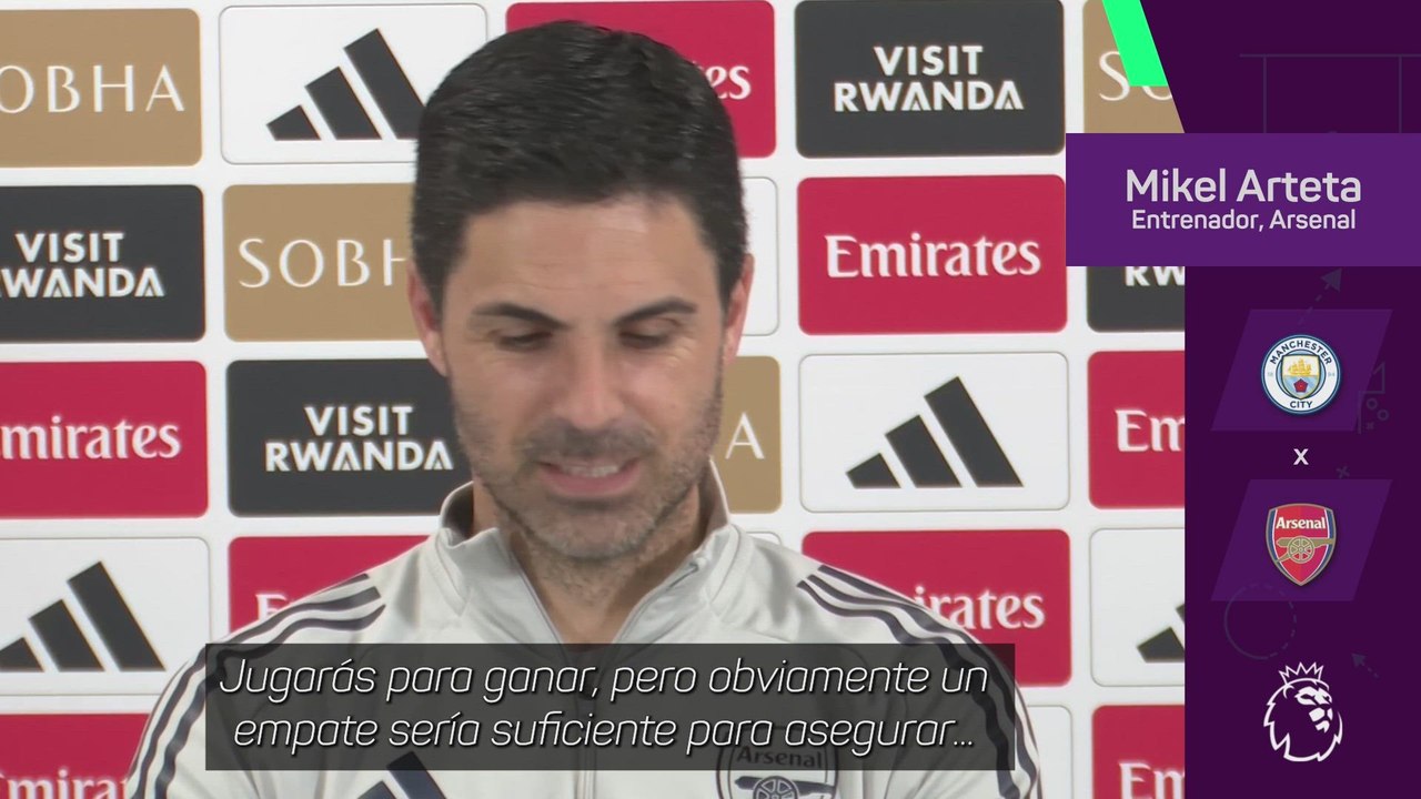 Arteta y Pep Guardiola hablan en la previa del duelo que definirá la PREMIER | CITY VS. ARSENAL