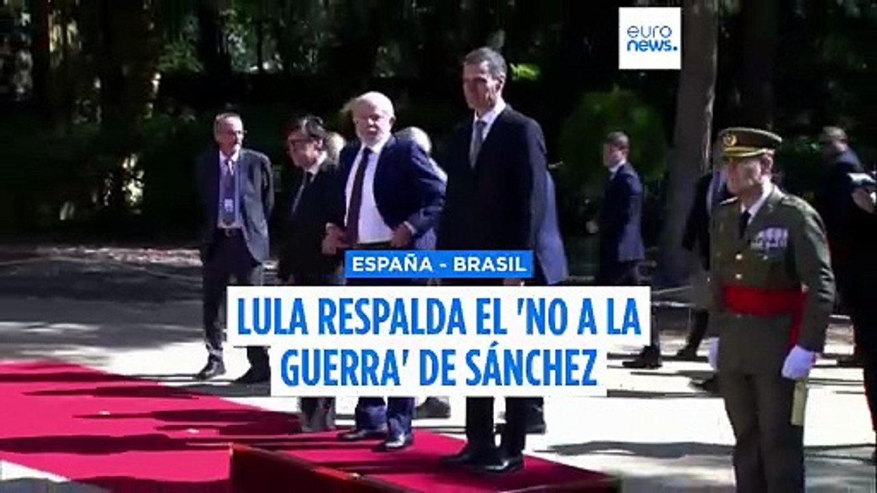 Lula a Sánchez en la primera cumbre España-Brasil: "Te entiendo cuando dices 'No a la guerra'"