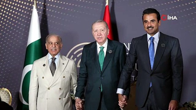 Cumhurbaşkanı Erdoğan, Pakistan Başbakanı Şerif ve Katar Emiri Al Sani ile görüştü