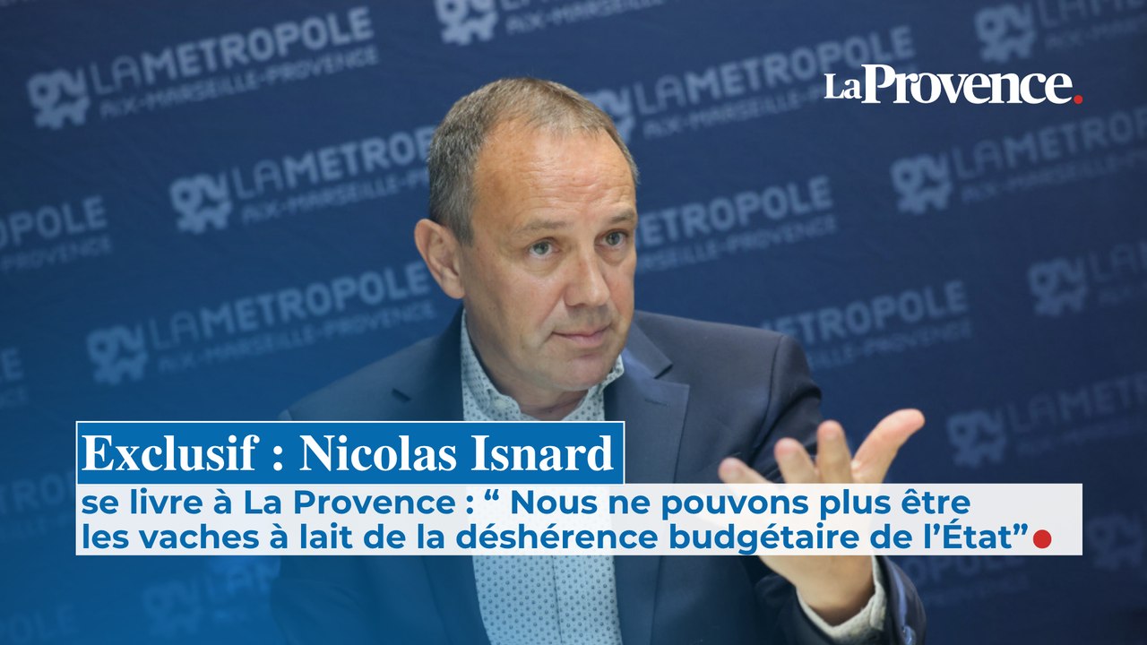 Nicolas Isnard se livre en exclusivité à  La Provence sur ses projets  pour la Métropole