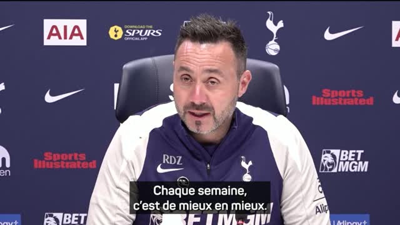 Tottenham : De Zerbi : "Si on gagne, je suis prêt à inviter mes joueurs à dîner chaque semaine"