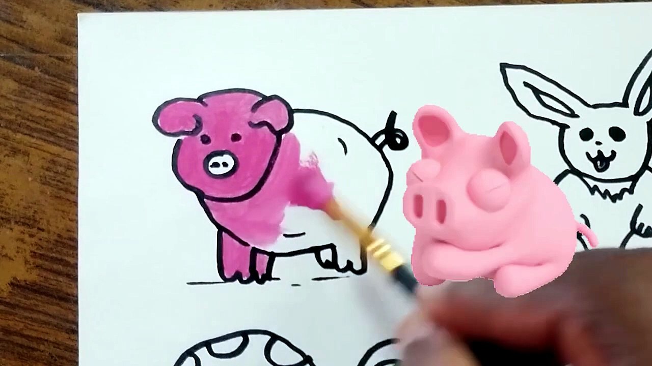 How to draw animals step by step easy for kids _ Animals coloring Page