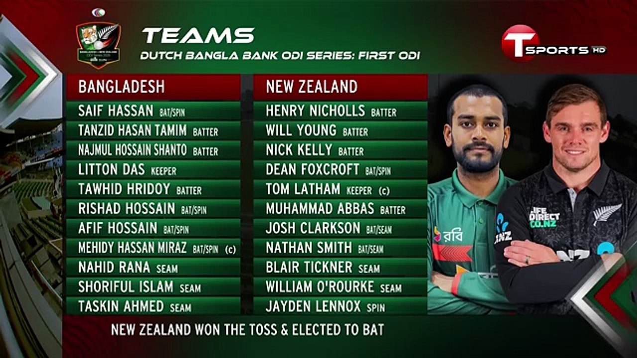 Bangladesh vs New Zealand 1st ODI 2026 Highlights | NZ vs BAN Full Match | New Zealand Win by 26 Runs
