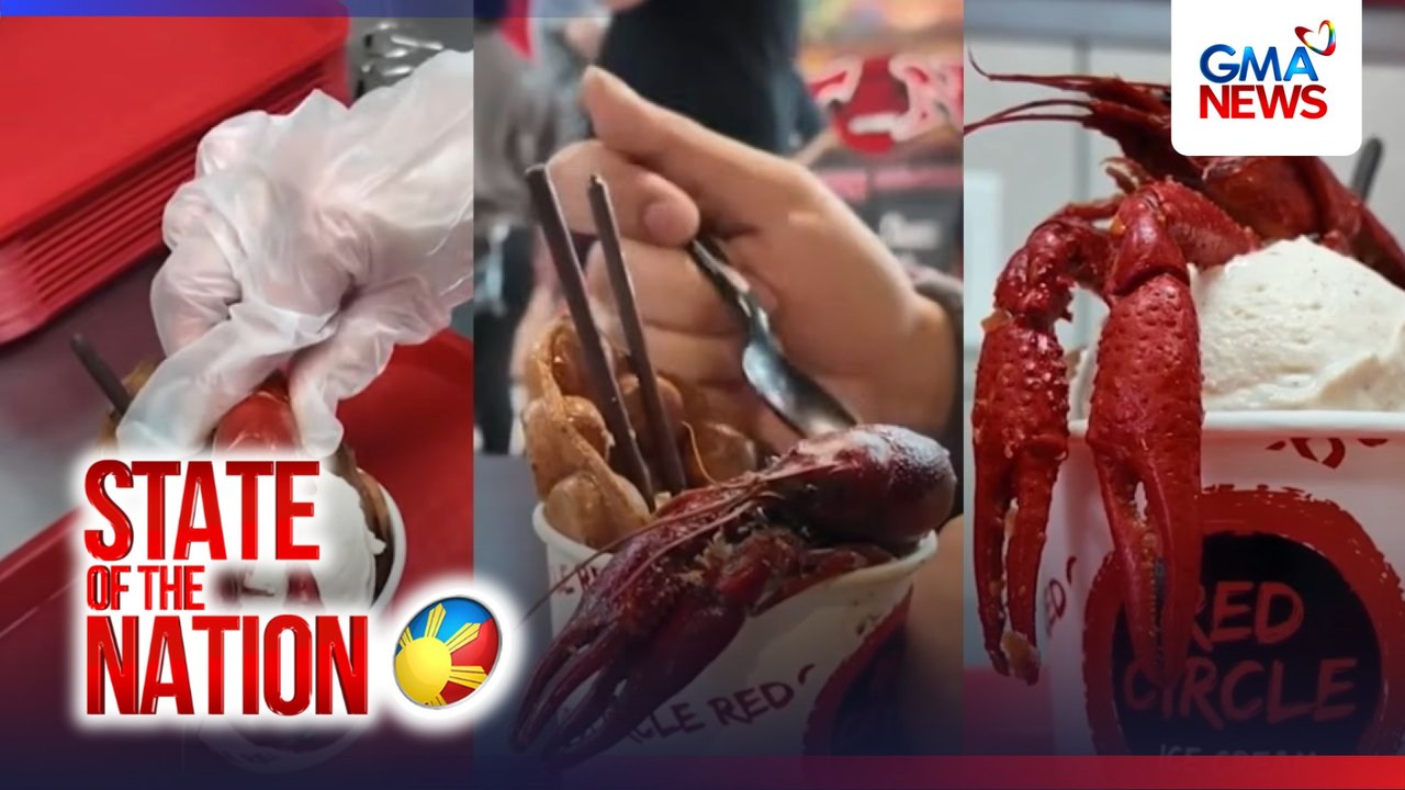 Crawfish o ulang, ginawang flavor ng ice cream | SONA