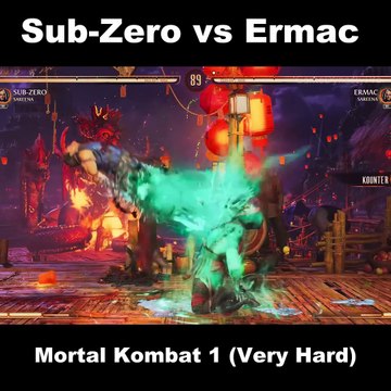 Mortal Kombat 1 Sub-Zero vs Ermac (Very Hard)
