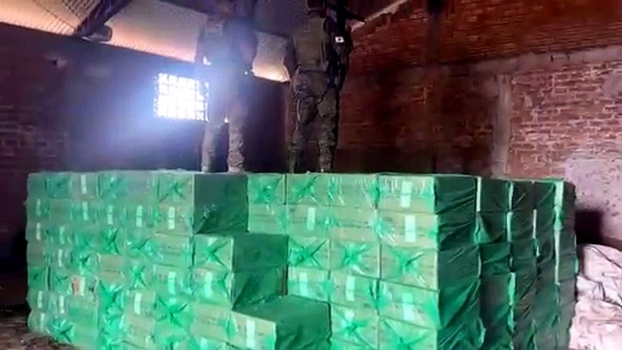 Apreensão de cigarros em Brasilândia do Sul causa prejuízo de R$ 1,2 milhão ao crime
