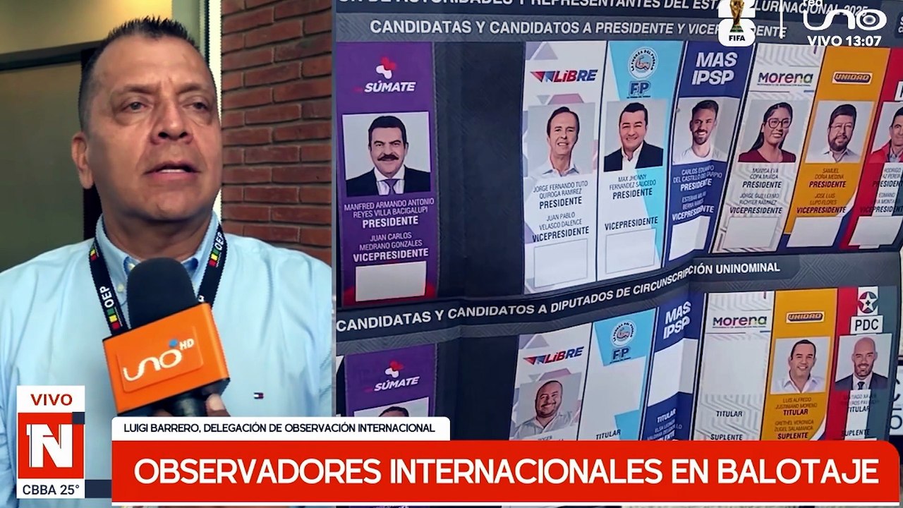 OBSERVADORES DE U.E. EN BALOTAJE