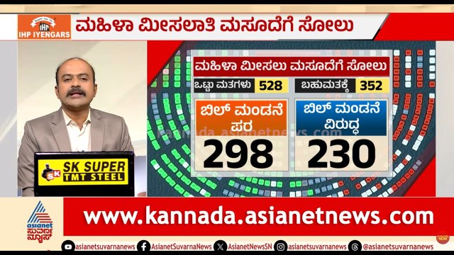 ಮೋದಿ ಸರ್ಕಾರದ ಕನಸು ಭಗ್ನ..ಲೋಕಸಭೆಯಲ್ಲಿ ಮುಖಭಂಗ | News Hour | Women Reservation Bill | Delimitation Bill