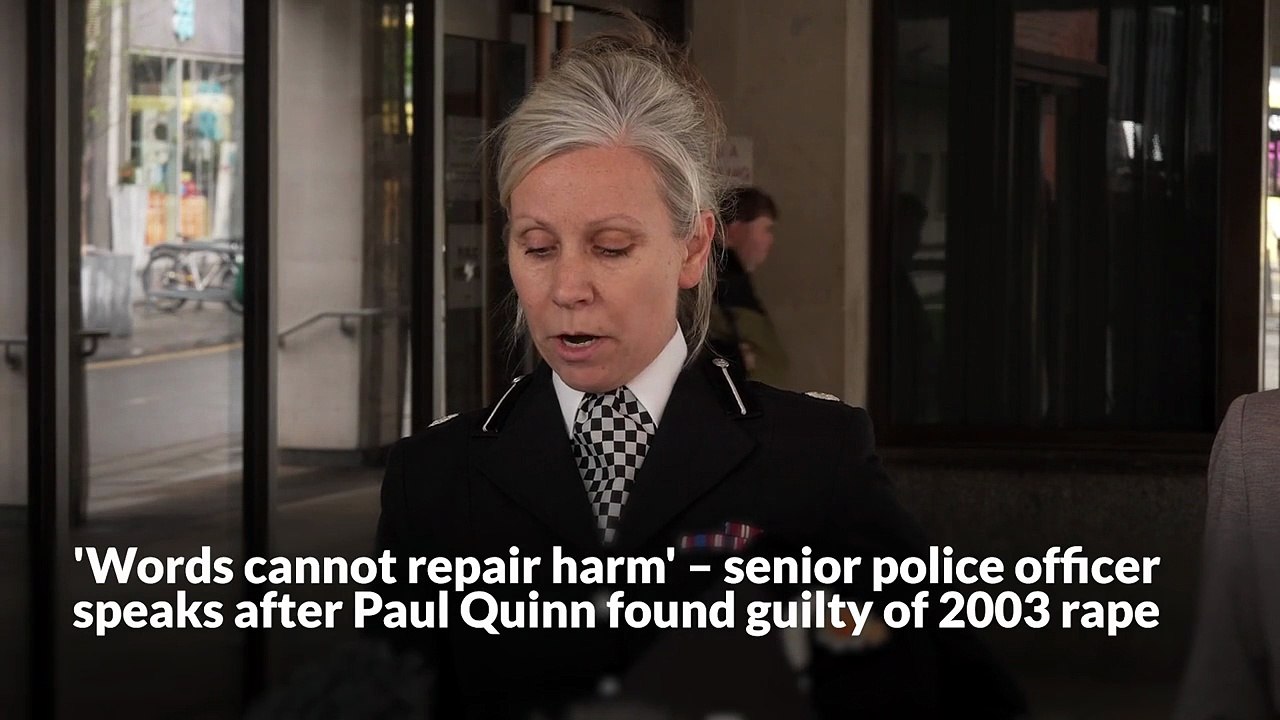'Words cannot repair harm' - senior police officer speaks after Paul Quinn found guilty of 2003 rape