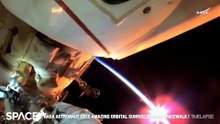 Time-Lapse: NASA Astronaut Suni Williams Sees Orbital Sunrise During Spacewalk