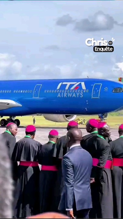 Le Pape Léon 14 en visite au Cameroun.#Cameroun #pape #leon14