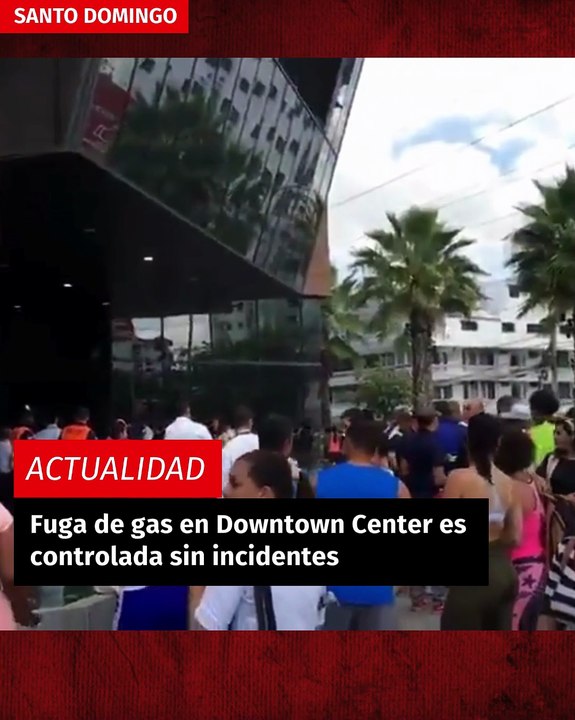 Fuga de gas en Downtown Center es controlada sin incidentes