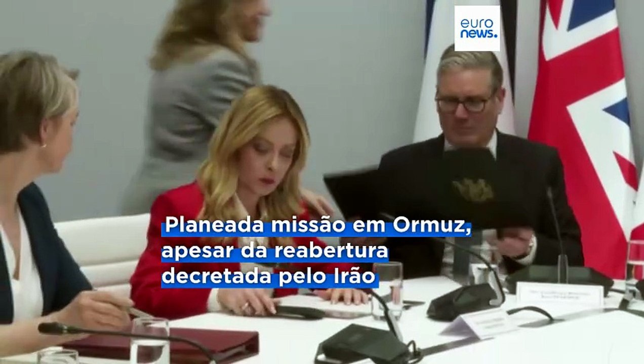 Mesmo com Irão a garantir abertura, líderes europeus discutem futuro do Estreito de Ormuz