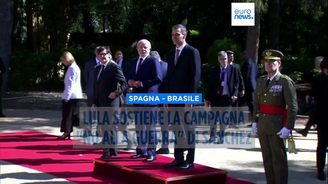 Lula a Sánchez al primo vertice Spagna-Brasile: Ti capisco quando dici no alla guerra