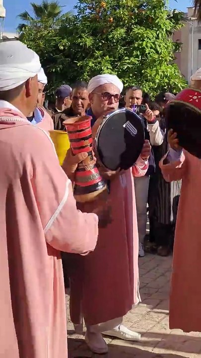 لقاء الابطال مع الشيخ احمد الخياطي والشيخ عبد النبي الشحم  في التبوريدة تيسة 2026 noujoum hayti