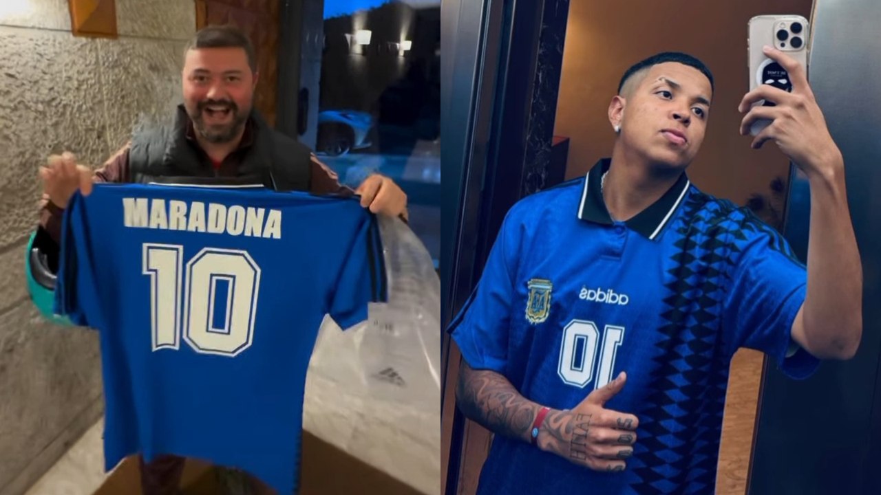 Dono speciale per il fratello di Alisson: un tifoso gli regala la maglia di Maradona