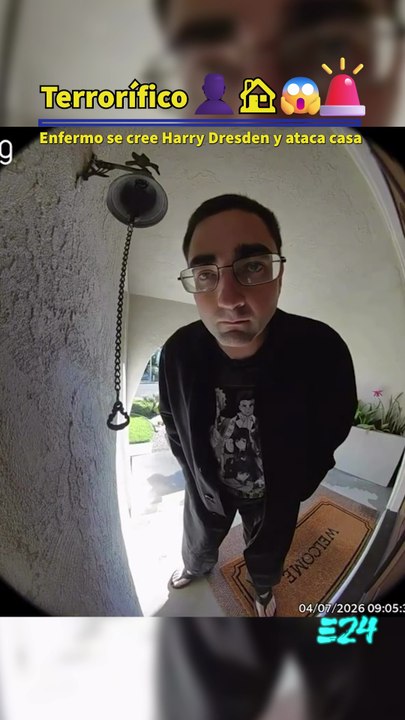 Enfermo se cree Harry Dresden y ataca casa 👤🏠😱🚨 Sick man believes he is Harry Dresden and attacks house.