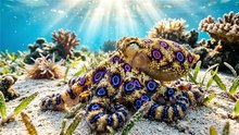 Blue Ringed Octopus Warning Display