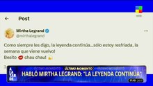 Mirtha Legrand habló sobre el problema de salud que le impide estar en su programa