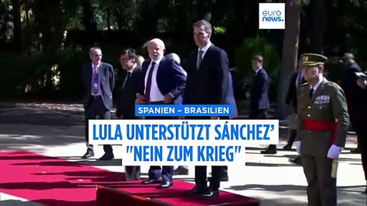 Erster Spanien-Brasilien-Gipfel - Lula zu Sánchez: 'Ich verstehe dein Nein zum Krieg'