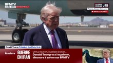 "Nous avons eu très bons échanges" avec l'Iran, annonce Donald Trump