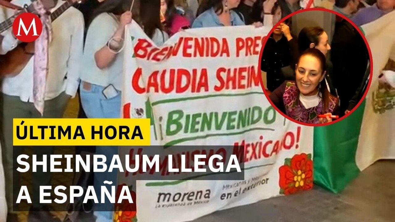 Claudia Sheinbaum llega a Barcelona para cumbre de gobiernos progresistas